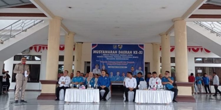 Bupati Limi Mokodompit Buka Musda KNPI Bolmong ke-XI