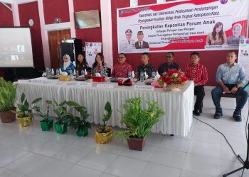 Bupati Limi Mokodompit Membuka Deklarasi Peningkatan Kapasitas Forum Anak di Bolmong