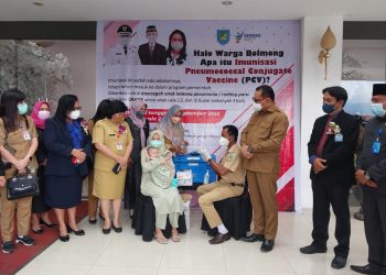 Dinas Kesehatan Bolmong Canangkan Imunisasi PCV