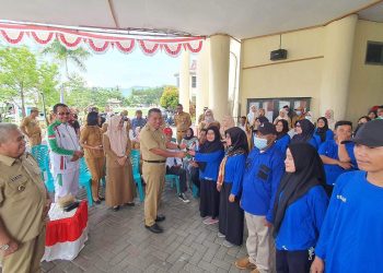 Tunjang Kinerja PLKB, Bupati Bolmut Serahkan 30 Unit Sepeda Motor