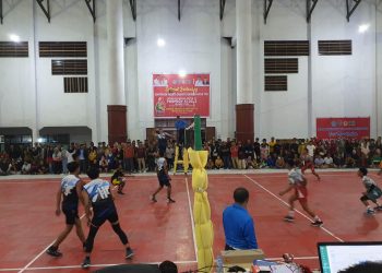 Porprov Sulut 2022, Laga Perdana Tim Voli Putra Bolmut Tundukkan Kotamobagu