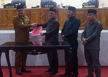 DPRD Bolmong Gelar Paripurna Tingkat I Penyampaian Empat Ranperda