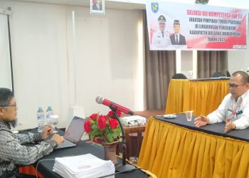 Peserta Job Fit Mengikuti Seleksi Wawancara
