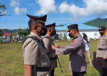 Kapolres Bolmut Pimpin Sertijab, Kabag SDM  Kini Dijabat 