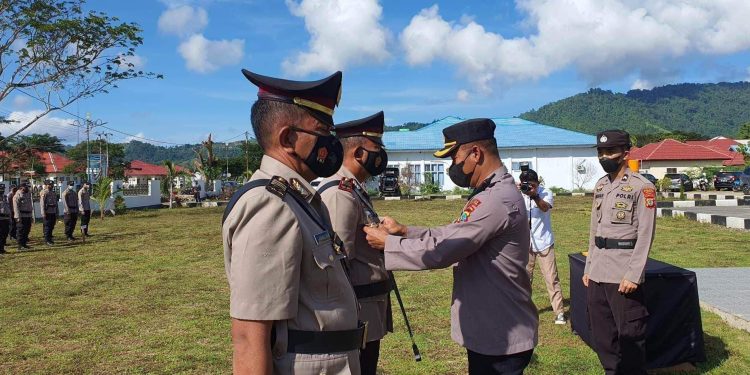 Kapolres Bolmut Pimpin Sertijab, Kabag SDM Kini Dijabat