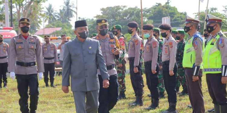 Ratusan Personel Gabungan Dilibatkan Pada Operasi Lilin Samrat 2022 di Bolmut