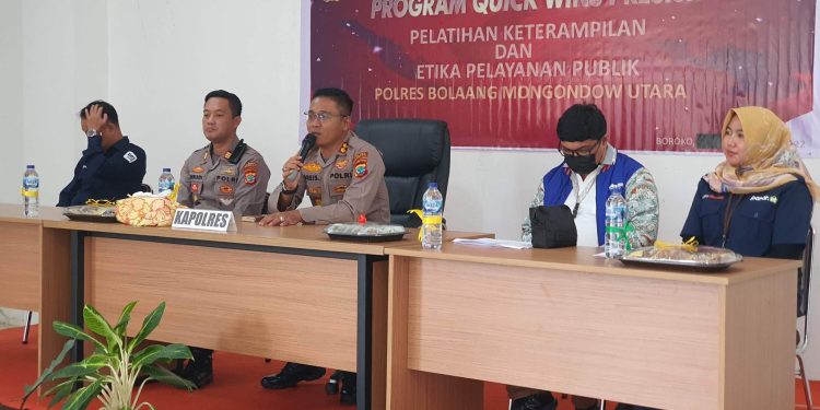 Program Quick Wins, Polres Bolmut Gandeng BRI, Tujuannya ??