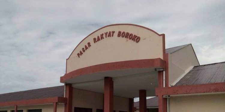 Retribusi Dianggap Selangit, Pedagang Pasar Boroko Kian Menjerit