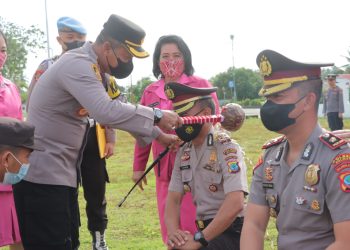 Delapan Punggawa Polres Bolmut Resmi Naik Pangkat, Ini Daftarnya 