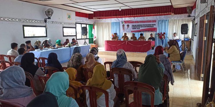 Pemdes Poyowa Besar Satu Gelar Musrenbang RKPD Pemkot Kotamobagu Tahun 2024