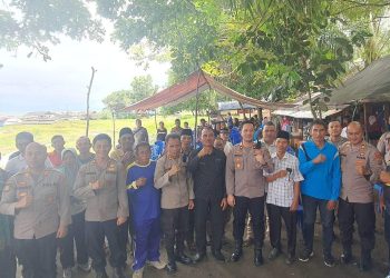 Jumat Curhat Polres Bolmut di Sangkub,  Knalpot Racing dan Bom Ikan Dikeluhkan