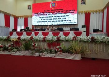 Hadir di HUT Kabupaten Bolmong, Frangky Chendra Berharap 