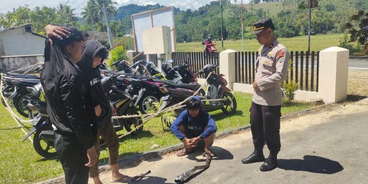 Usai Dilantik, Kapolsek Pinogaluman Paul Nofser Maratade Tancap Gas, Bubarkan Balap liar