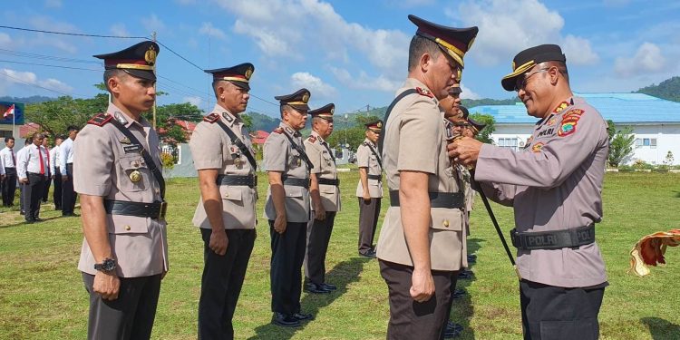 Wakapolres, PJU Dan Kapolsek di Bolmut Diganti