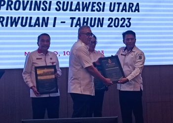 Tahlis Terima Penghargaan Tiga Terbaik Sulut