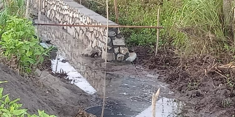 Tanpa Papan Nama, Proyek Irigasi Desa Kopi di Bintauna Tuai Sorotan