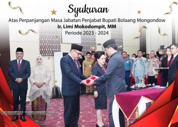 Limi Gelar Syukuran Perpanjangan Masa Jabatan Penjabat Bupati Bolmong