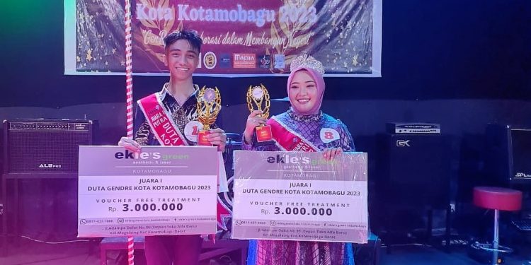 Khairah dan Jivi Wakili Kotamobagu Kompetisi Duta Genre Provinsi Sulawesi Utara
