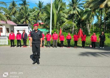 Mohammad Abdul Rafiq Pangau Pimpin Upacara Peringatan Hari Lahir Pancasila DPC PDI Perjuangan Bolmut