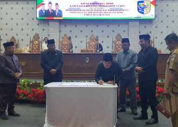 12 Poin Catatan Penting DPRD Bolmut di Paripurna Pertanggung Jawaban APBD 2022