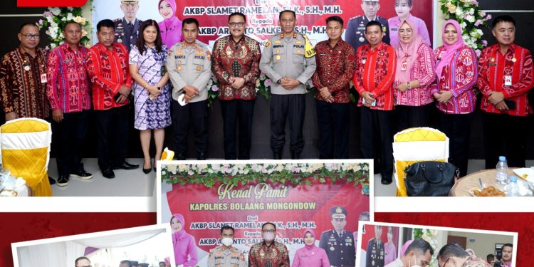 Pemda Bolmong Apresiasi Kinerja Mantan Kapolres dan Sambut Baik Kedatangan Kapolres Baru