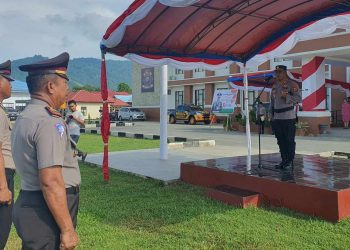16 Personil Naik Pangkat, Kapolres Bolmut Tegaskan Soal Ini 
