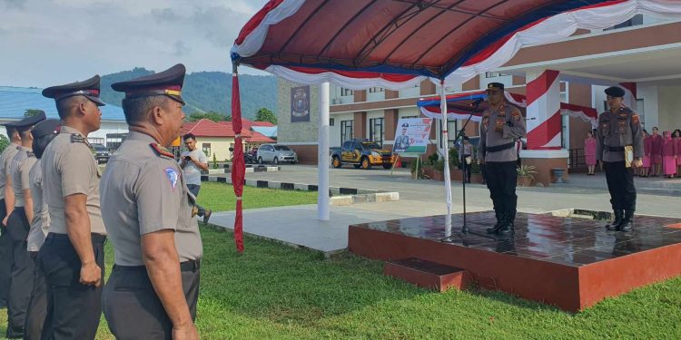 16 Personil Naik Pangkat, Kapolres Bolmut Tegaskan Soal Ini 