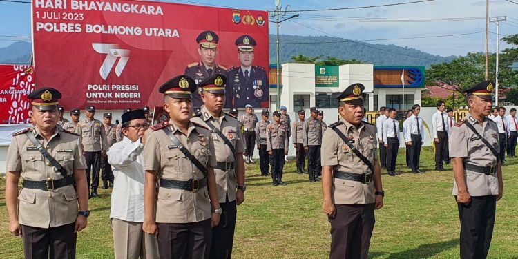 Sertijab Polres Bolmut, Ini Kasat Reskrim, Kasikum dan Kapolsek Bolangitang Yang Baru
