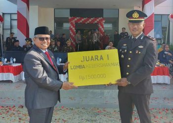 Ini Dia Pemenang Lomba HUT Bhayangkara ke-77 di Polres Bolmut