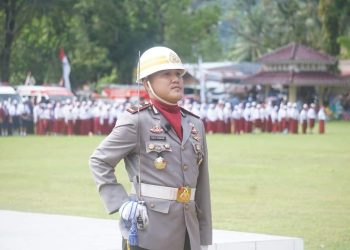 Kasat Reskrim Termuda Sulut Ditunjuk Komandan Upacara HUT Proklamasi di Bolmut