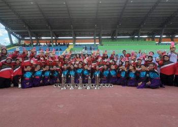 Luar Biasa, Tim Marching Band Gita Bahana Keidupa Juara di Hulonthalo Marching Festival 
