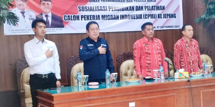 BP2MI Sulut Gelar dan Pemkab Bolmong Tindak Lanjuti Kerjasama, Sosialisasi Calon Pekerja Migran Indonesia ke Jepang
