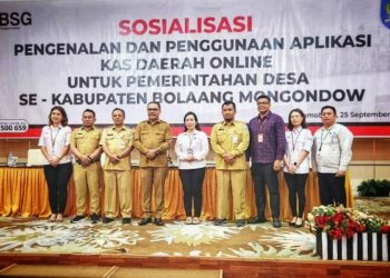 Penerapan Kasda Online BSG Desa Diterapkan Pemda Bolmong