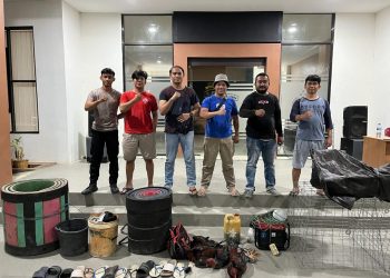 Respon Keluhan, Tim Resmob Polres Bolmut Gerebek Lokasi Sabung Ayam 