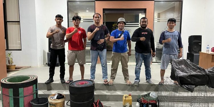 Respon Keluhan, Tim Resmob Polres Bolmut Gerebek Lokasi Sabung Ayam 