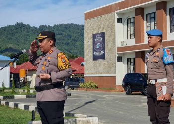 Wakapolres dan Kabag Logistik Polres Bolmut Resmi di Sertijab
