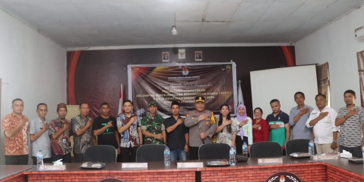 Kapolres Bolmut Hadiri Rakor Pembentukan KPPS Pemilu 2024