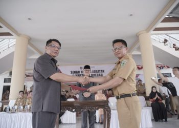 Serah Terima Jabatan Sekda Bolmong, Abdullah Resmi Gantikan Tahlis