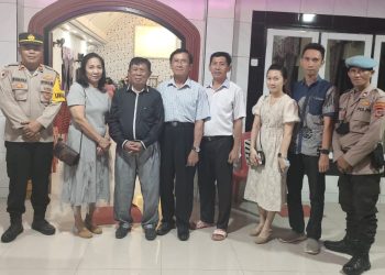 Polsek Sangkub Kerahkan Personil Amankan Perayaan Malam Natal 