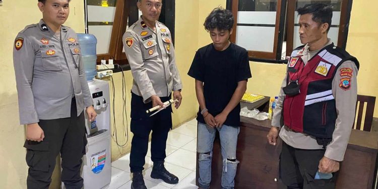 Patroli KRYD Polsek Sangkub Jelang Tahun Baru, Berhasil  Sita Berbagai Barang Bukti