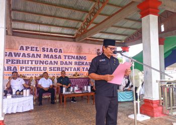 Apel Siaga Bawaslu Bolmong Jelang Pemilu-Pilpres 2024 Digelar