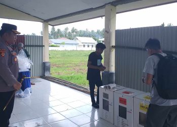 Pemungutan Suara Berjalan Aman Dan Kondusif, Kapolres Bolmut Ucapkan Terima Kasih 
