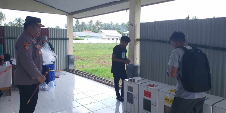 Pemungutan Suara Berjalan Aman Dan Kondusif, Kapolres Bolmut Ucapkan Terima Kasih