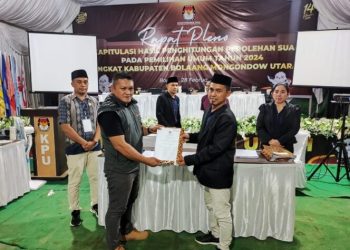 Ini Perolehan Suara Calon DPD-RI Berdasarkan Pleno KPUD Bolmut