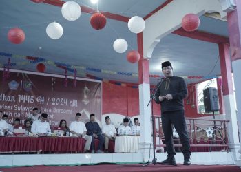 Limi Mokodompit Sambut Kunjungan Safari Ramadhan Gubernur Sulut di Desa Tungoi