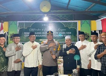 Momentum Ramadhan, Kapolres Bolmut Buka Puasa Bersama PCNU Bolmut 