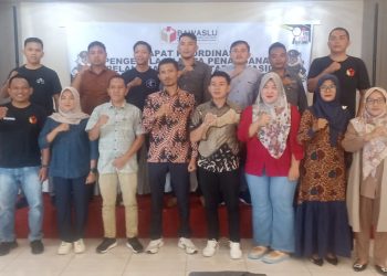 Bawaslu Bolmong Gelar Rakor Pengelolaan Data Penanganan Pelanggaran Penetapan Hasil Pemilu