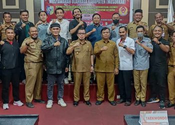 Penjabat Bupati Bolmut Resmi Terpilih Ketua KONI 