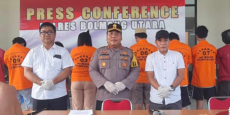 Tersangka Kasus Obat Terlarang dan Narkotika Dibekuk Polres Bolmut, Ada Perempuan