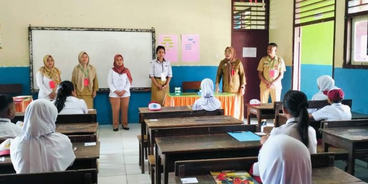 Monitoring Pelaksanaan UAS Tingkat SD Diknas Bolmong